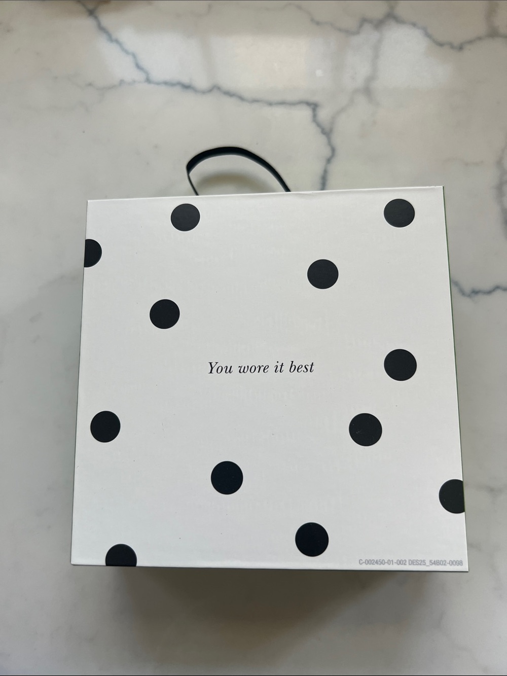 kate spade New York Navy Floral Double-Drop Earrings - Picture 3 of 4